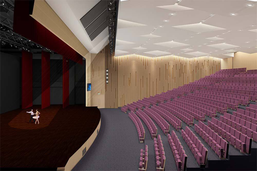 The theatre in Shanghai Huaer Collegiate School